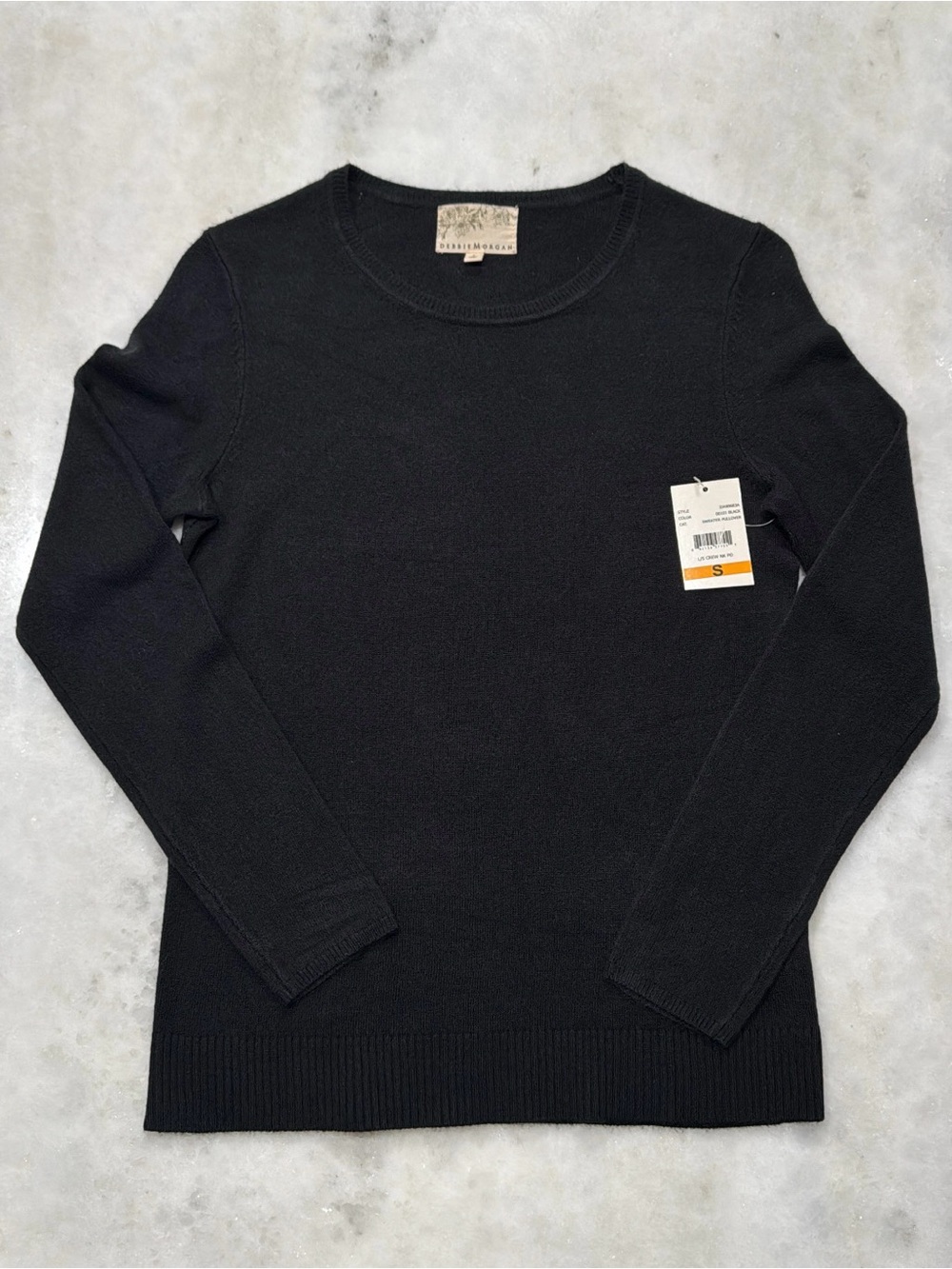 Debbie Morgan Black Crewneck Sweater - Women